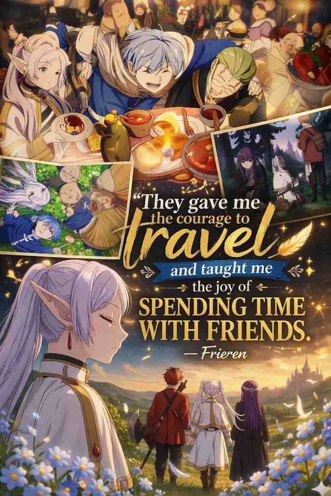 Frieren quotes about Himmel and the hero's party